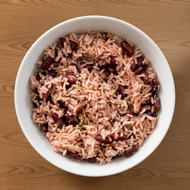 Rice & Peas.