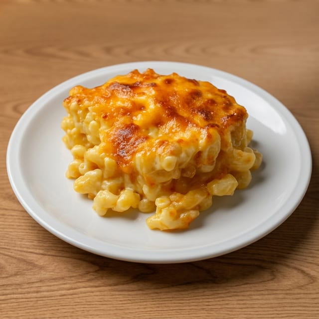 Mama's Skillet Baked Mac & Cheese.